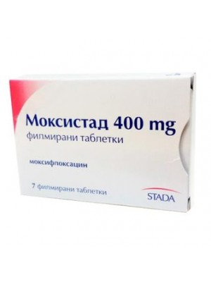 Moxistad 400 mg. 7 tablets